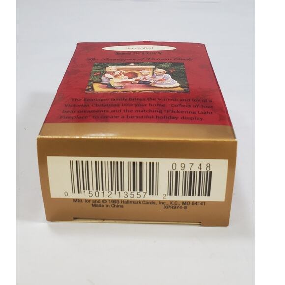 Hallmark Keepsake Ornament The Bearingers Mama Bearinger 1993 Christmas Tree - Picture 7 of 7